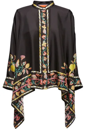 La DoubleJ Placée-print foulard shirt