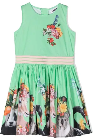 Molo Floral-print sleeveless dress