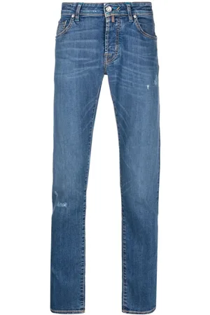 Jacob Cohen Logo-patch straight-leg jeans