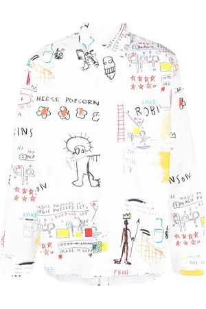 JUNYA WATANABE Graphic-print long-sleeved shirt