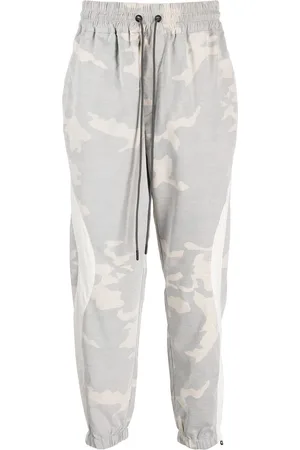 MOSTLY HEARD RARELY SEEN Corduroy camouflage-print track pants