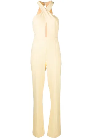 Patrizia Pepe Crossover-straps sleeveless jumpsuit
