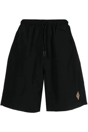 MARCELO BURLON Logo-embroidered bermuda shorts
