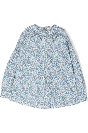 Il gufo Floral print long sleeve shirt