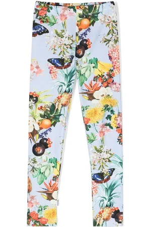 Molo Tropical fruit-printed leggings
