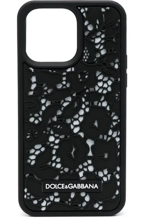 Dolce & Gabbana Floral logo-patch iPhone Pro Max case