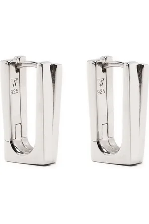 TOM WOOD Step hoop earrings