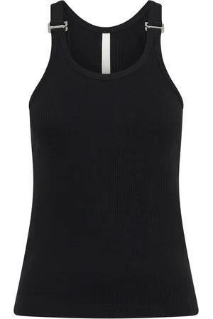 DION LEE E-Hoop ribbed tank top