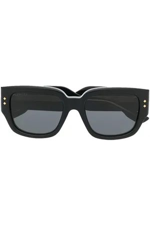 Gucci Logo square-frame sunglasses