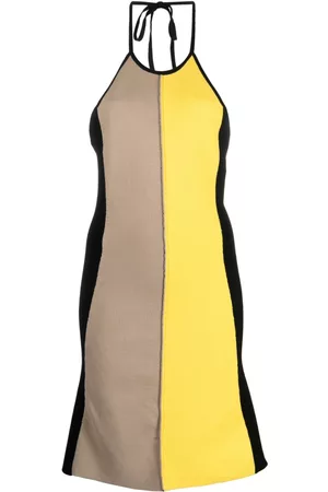 SUNNEI Kobieta Sukienki Dzianinowe - Yellow