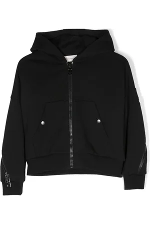 Moncler Logo-patch cotton hoodie