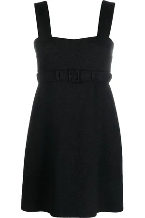 Patou Corsage belted mini dress
