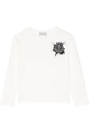 Moncler Paint splatter logo-detail sweatshirt
