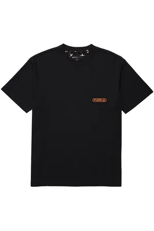 Purple Brand Debossed-logo cotton T-shirt