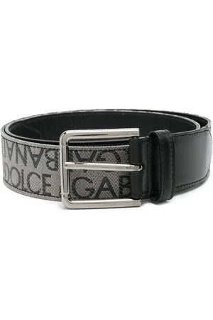 Dolce & Gabbana Logo-embroidered buckle belt