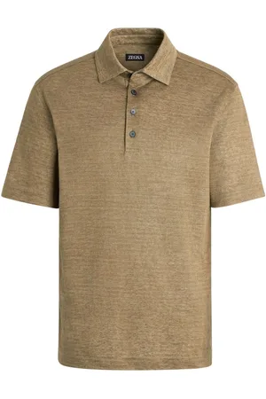 Ermenegildo Zegna Pure Linen short-sleeve polo shirt