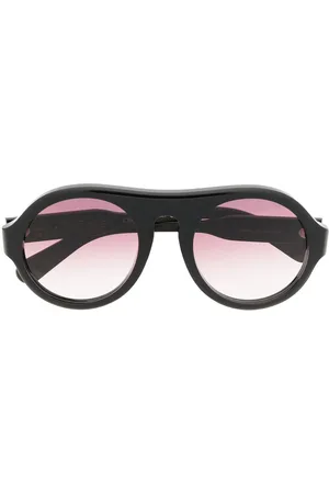 Chloé Pilot-frame gradient-lens sunglasses