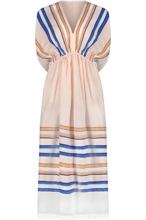 Lemlem Eskedar stripe-print midi dress