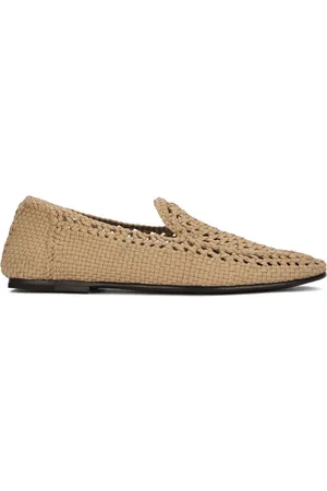 Dolce & Gabbana Woven leather slippers