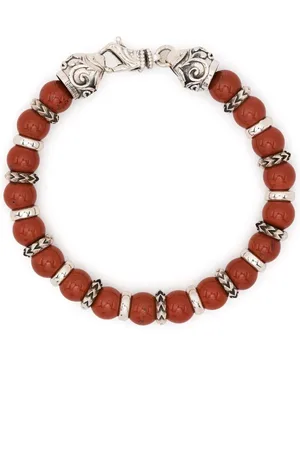 EMANUELE BICOCCHI Engraved-detail bead bracelet