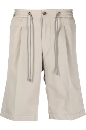 corneliani Drawstring-waist chino shorts