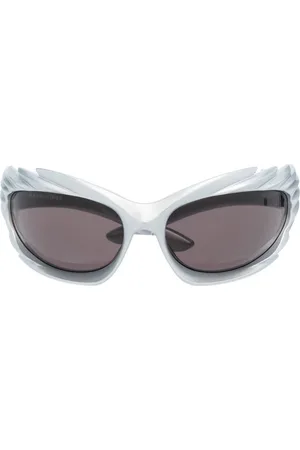 Balenciaga Spike rectangle-frame sunglasses