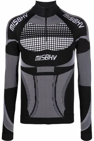 MISBHV High-collar fitted top