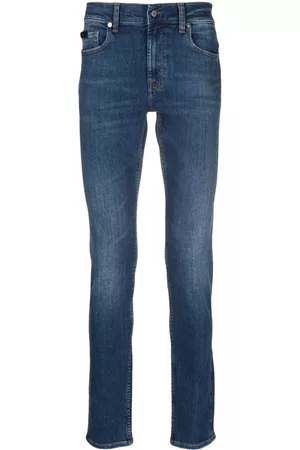7 for all Mankind Mężczyzna Rurki i Slim Fit - Blue