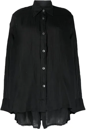 OUR LEGACY Semi-sheer ramie shirt