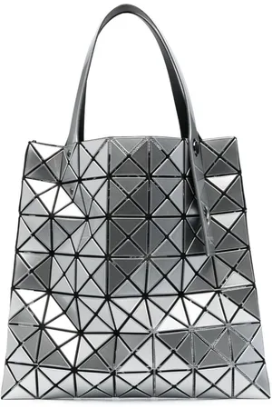 Issey Miyake Prism metallic-finish tote bag