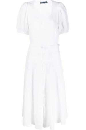 Ralph Lauren Broderie-anglaise belted dress