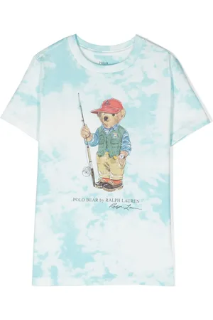 Ralph Lauren Tie-dye graphic logo print T-shirt