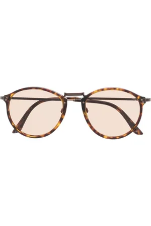 Giorgio Armani Tortoiseshell round-frame sunglasses