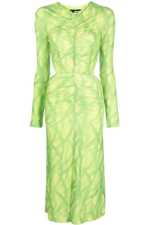 ROTATE Cut-out ruched dress