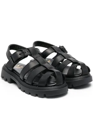 GALLUCCI Buckle-fastening leather sandals