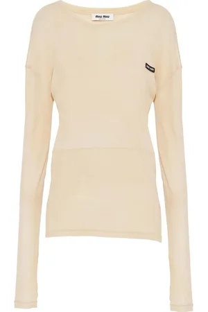 Miu Miu Garment-dyed mini dress
