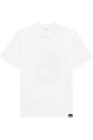 Courrèges Logo-patch cotton T-shirt