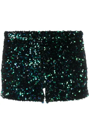 Styland Sequin-embellished mini shorts