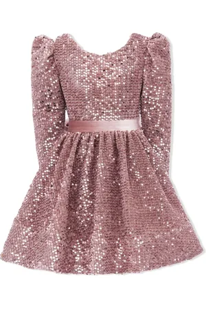 Tulleen Merribrook bow sequin-embellished dress