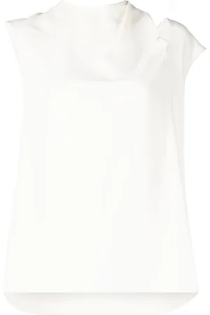 Saiid Kobeisy Georgette cut-out blouse
