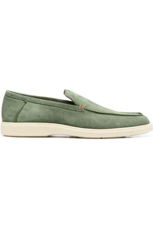 santoni Almond-toe loafers