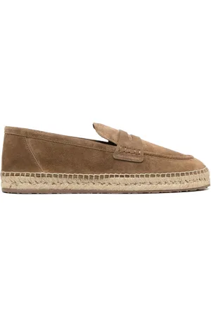 Gianvito Rossi Round-toe suede espadrilles