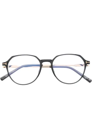 Tom Ford T-logo round-frame glasses
