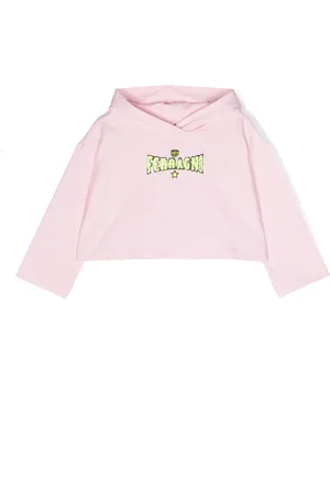 Chiara Ferragni Logo-embroidered stretch-cotton hoodie