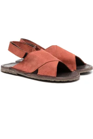 PèPè Crossover suede sandals
