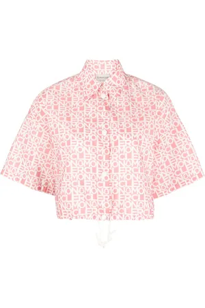 Moncler Logo-print cropped shirt