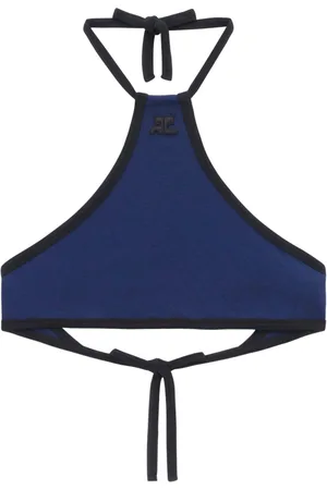 Courrèges Halterneck cropped top