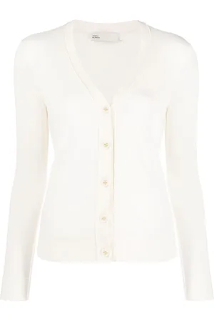 Tory Burch Logo-buttons knit cardigan