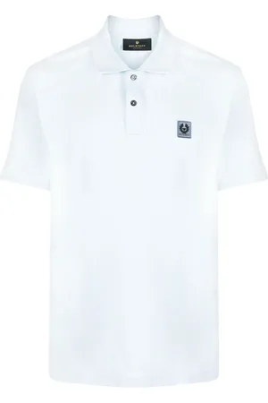 Belstaff Logo-detail cotton polo shirt