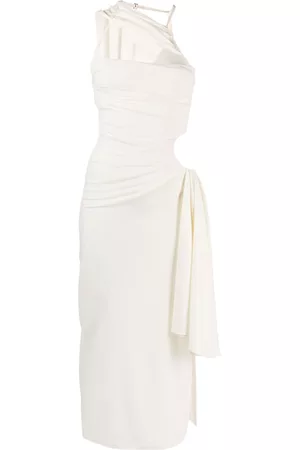Jacquemus Kobieta Sukienki asymetryczne - White
